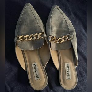Steve Madden olive mules